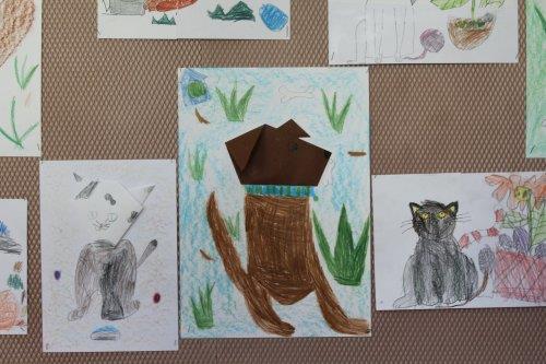 Projekty a výtvarné práce dětí na téma - Domácí zvířata 6  