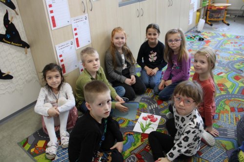 Návštěva dětí ze třídy zelených jablíček v prvních třídách ZŠ Františka Horenského Boršice 28  