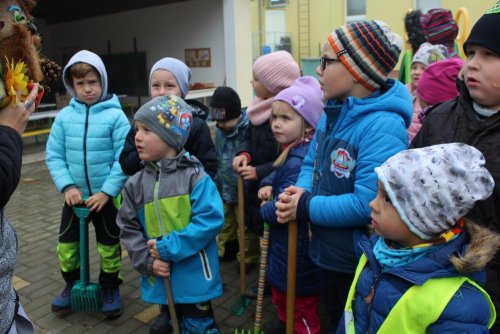 Zamykání zahrady se skřítkem Podzimníčkem